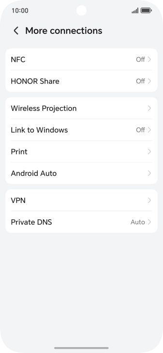 Press NFC. Press NFC.