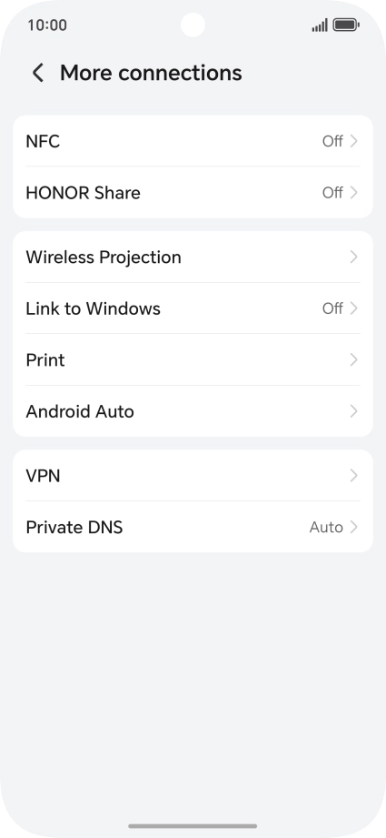 Press NFC. Press NFC.