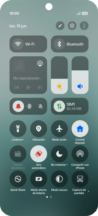 Pulsa el icono de ajustes.