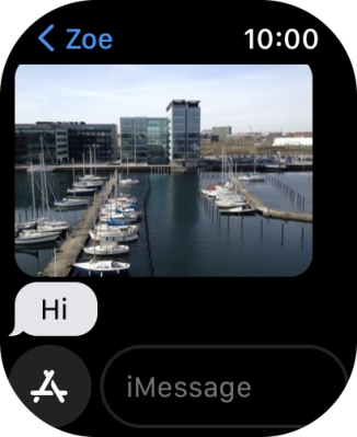 Press iMessage.
