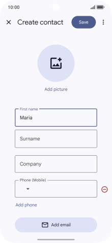 Press Surname and key in the required last name. Press Surname and key in the required last name.