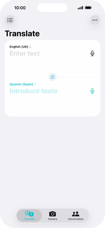 Press the first drop down list. Press the first drop down list.