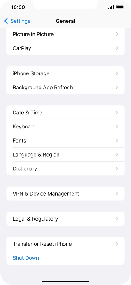 Press Transfer or Reset iPhone. Press Transfer or Reset iPhone.