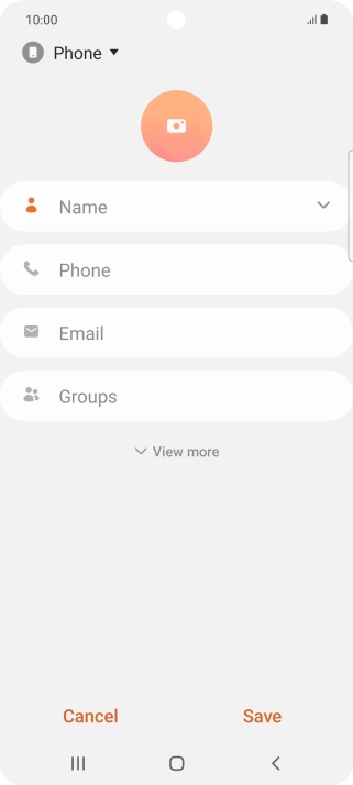 Press the address book drop down list. Press the address book drop down list.
