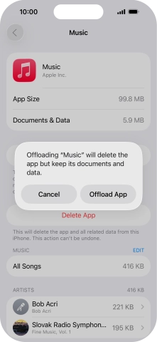 Press Offload App. Press Offload App.