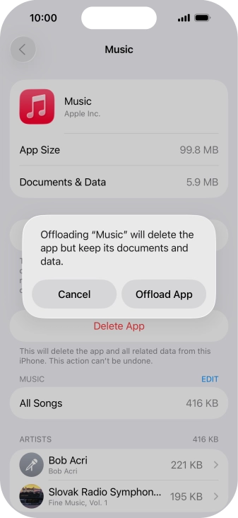 Press Offload App. Press Offload App.