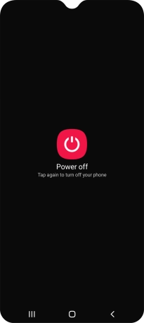 Press Power off. Press Power off.