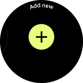 Press the add icon.