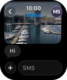 Press SMS.