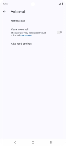 Press Advanced Settings. Press Advanced Settings.