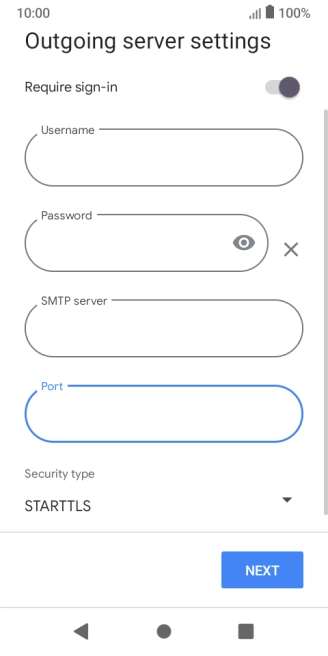Press the drop down list below 