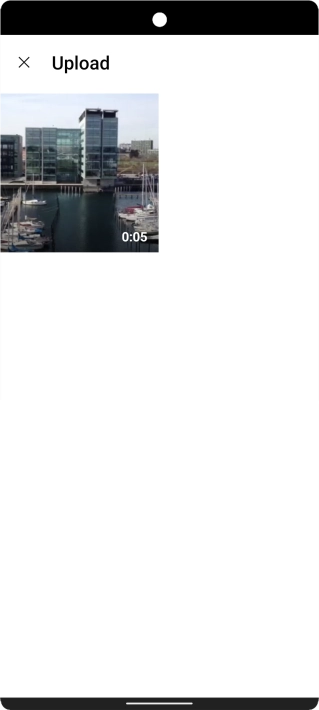 Press the required video clip. Press the required video clip.