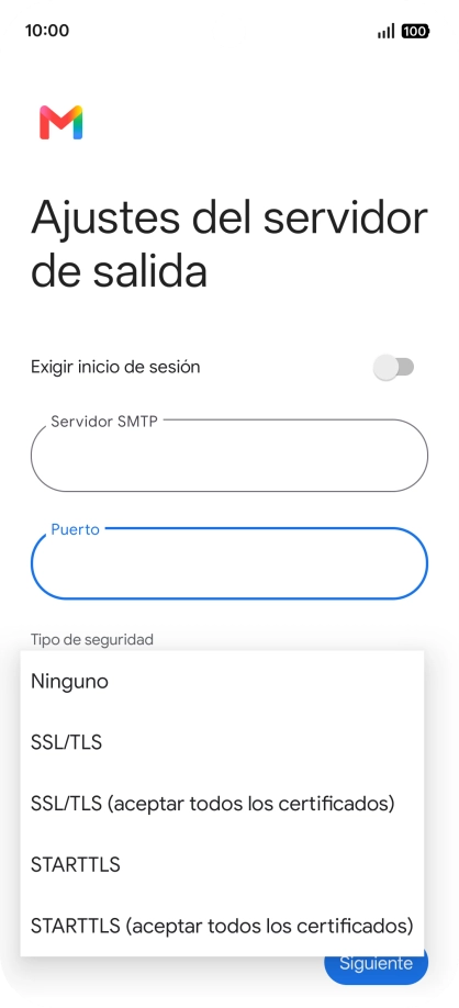 Pulsa SSL/TLS.