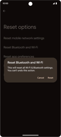Press Reset.