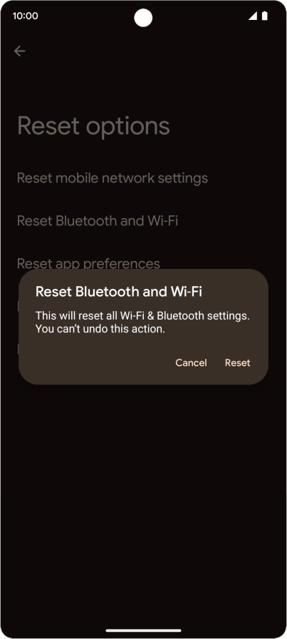 Press Reset.