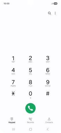 Press the menu icon. Press the menu icon.