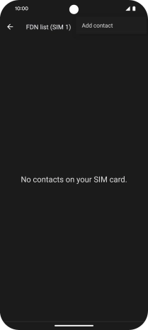 Press Add contact. Press Add contact.
