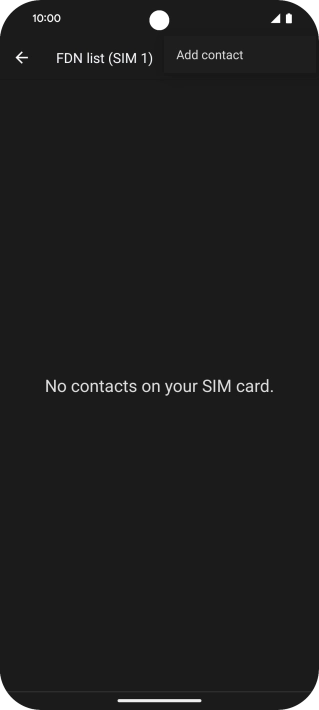 Press Add contact. Press Add contact.