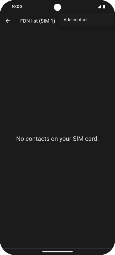 Press Add contact. Press Add contact.