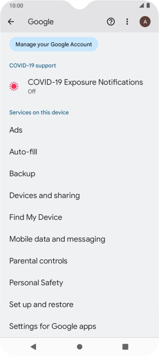 Press Find My Device. Press Find My Device.