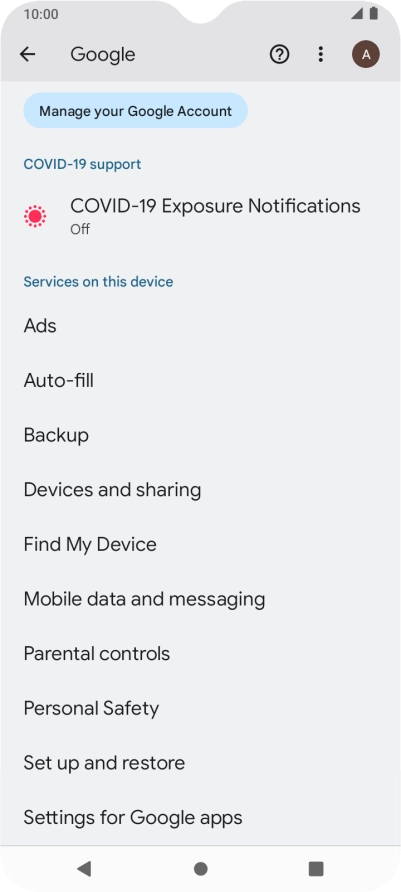 Press Find My Device. Press Find My Device.