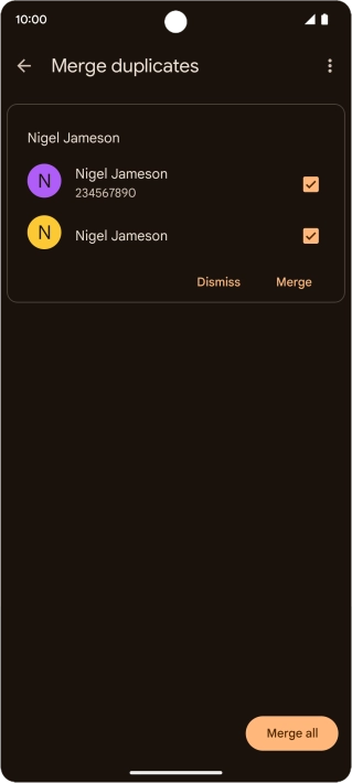 Press Merge.