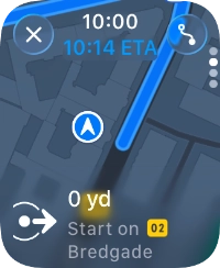 Follow the instructions on the screen to go to the required destination. Follow the instructions on the screen to go to the required destination.