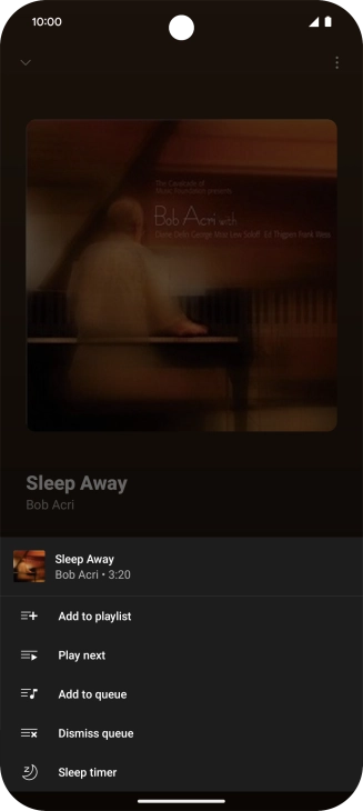 Press the add icon. Press the add icon.