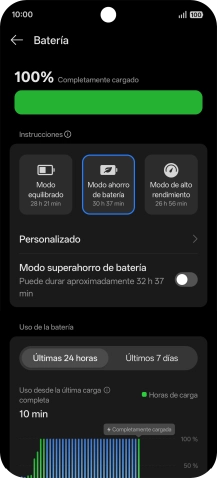 Desliza el dedo hacia arriba desde la parte inferior de la pantalla para terminar y volver a la pantalla de inicio.