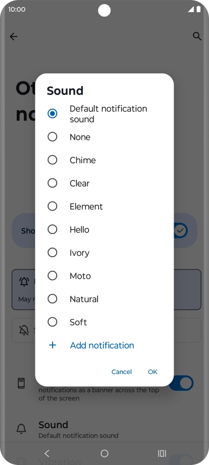 Press the required message tones to hear them. Press the required message tones to hear them.
