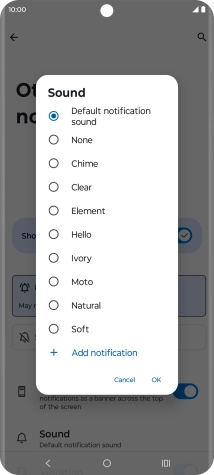 Press the required message tones to hear them. Press the required message tones to hear them.