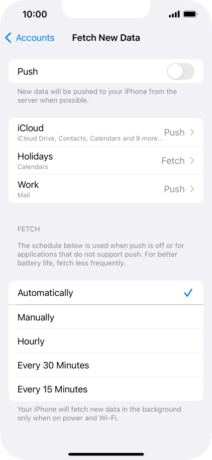 If you turn off the function, press the required setting. If you turn off the function, press the required setting.