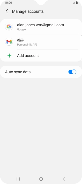 Press the Home key to return to the home screen. Press the Home key to return to the home screen.