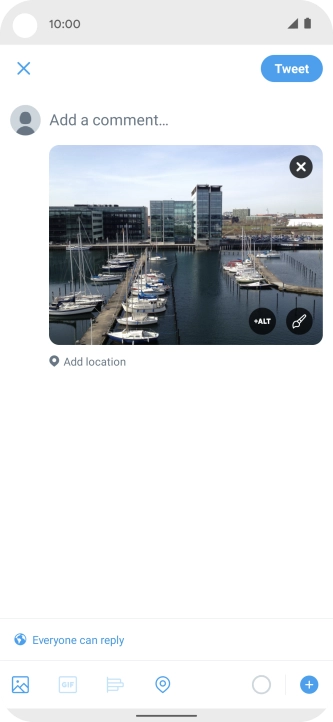 Press the text input field and key in the required text. Press the text input field and key in the required text.