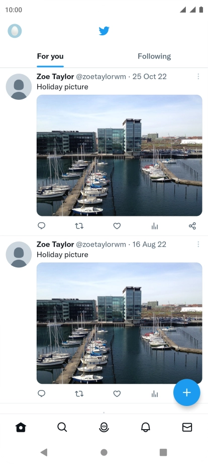 Press the add icon.