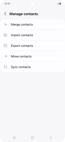 Press Import contacts.