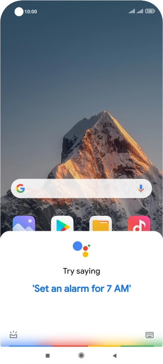 Press the explore icon. Press the explore icon.