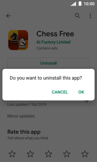 Press OK. Press OK.
