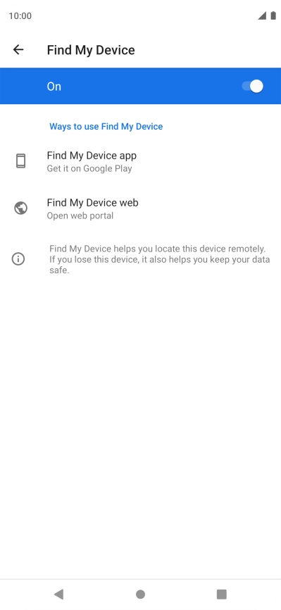 Press the Home key to return to the home screen. Press the Home key to return to the home screen.