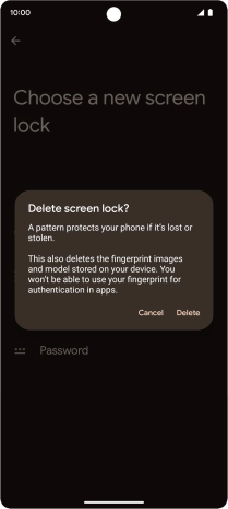 Press Delete. Press Delete.