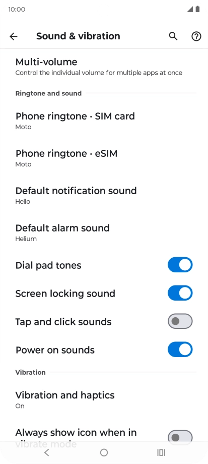 Press Phone ringtone. Press Phone ringtone.