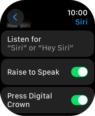 Press Listen for. Press Listen for.