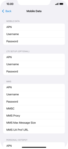 Press APN and key in wap.vodafone.co.uk.