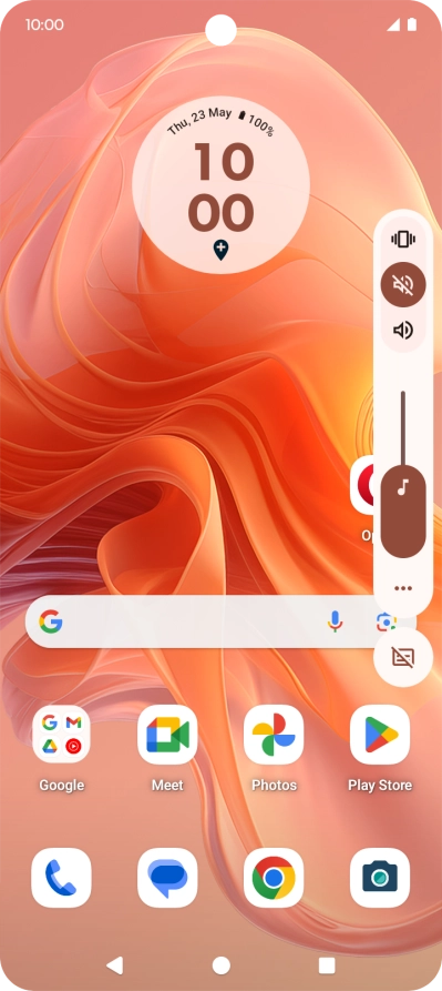 Press the required setting to turn off silent mode. Press the required setting to turn off silent mode.