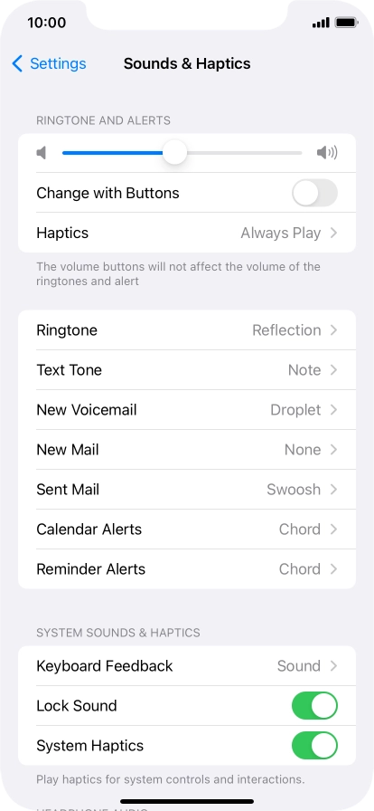 Press Ringtone.