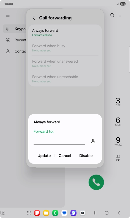 Press Disable.