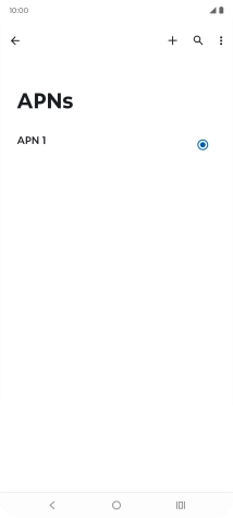 Press the add icon. Press the add icon.