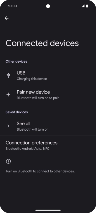 Press Connection preferences. Press Connection preferences.