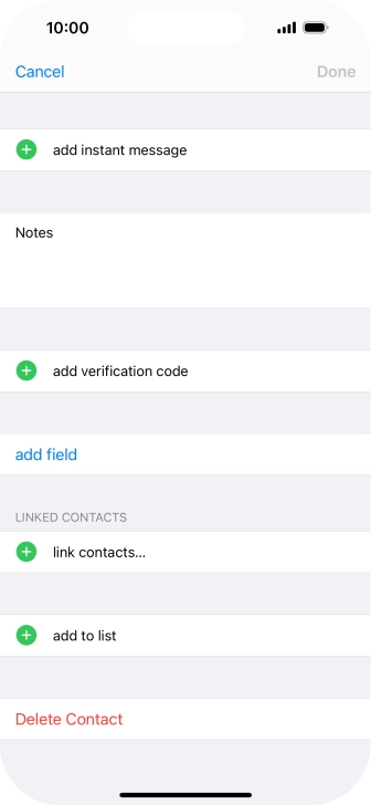 Press link contacts....