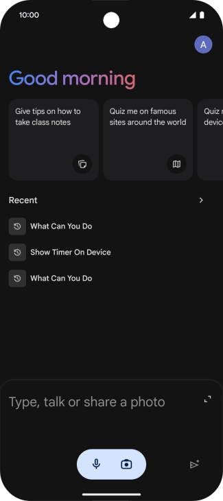 More examples of voice control commands from Gemini are now displayed. More examples of voice control commands from Gemini are now displayed.